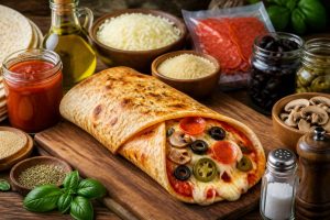 Recette de pizza wrap maison : simple et rapide
