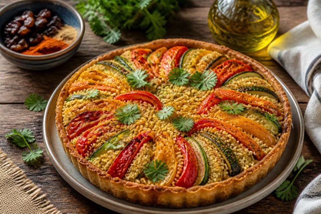 Recette de tarte aux légumes du couscous : facile, savoureuse et inratables