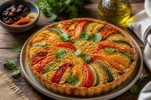 Recette de tarte aux légumes du couscous : facile, savoureuse et inratables
