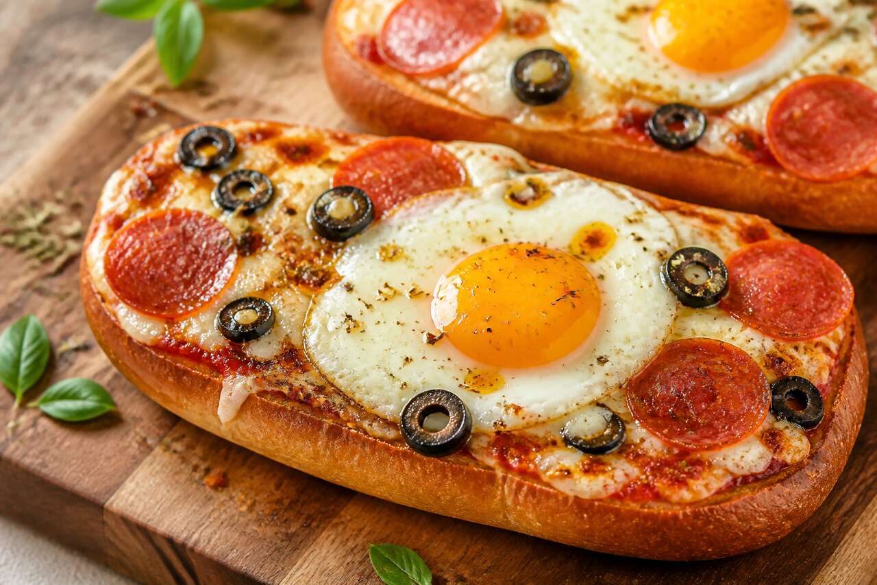 Recette d'egg boat façon pizza : un délice pour vos papilles