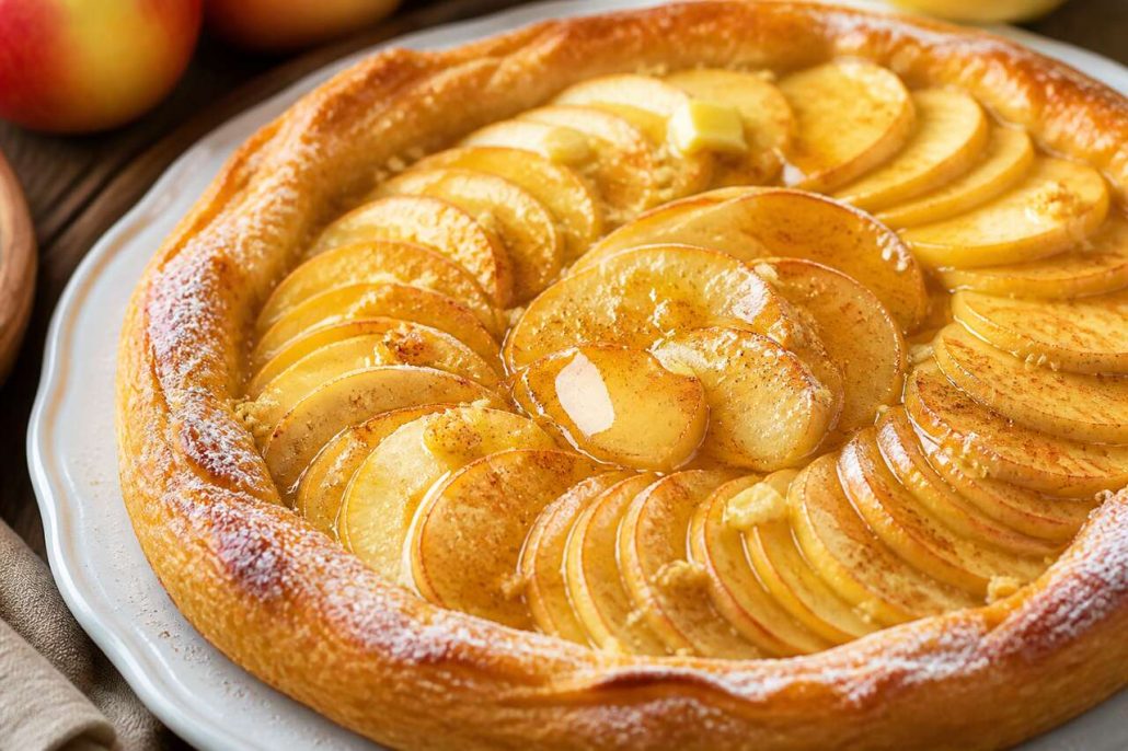 Tarte fine aux pommes Mercotte : recette simple et délicieuse