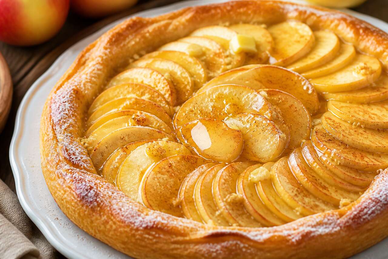 Tarte fine aux pommes Mercotte : recette simple et délicieuse