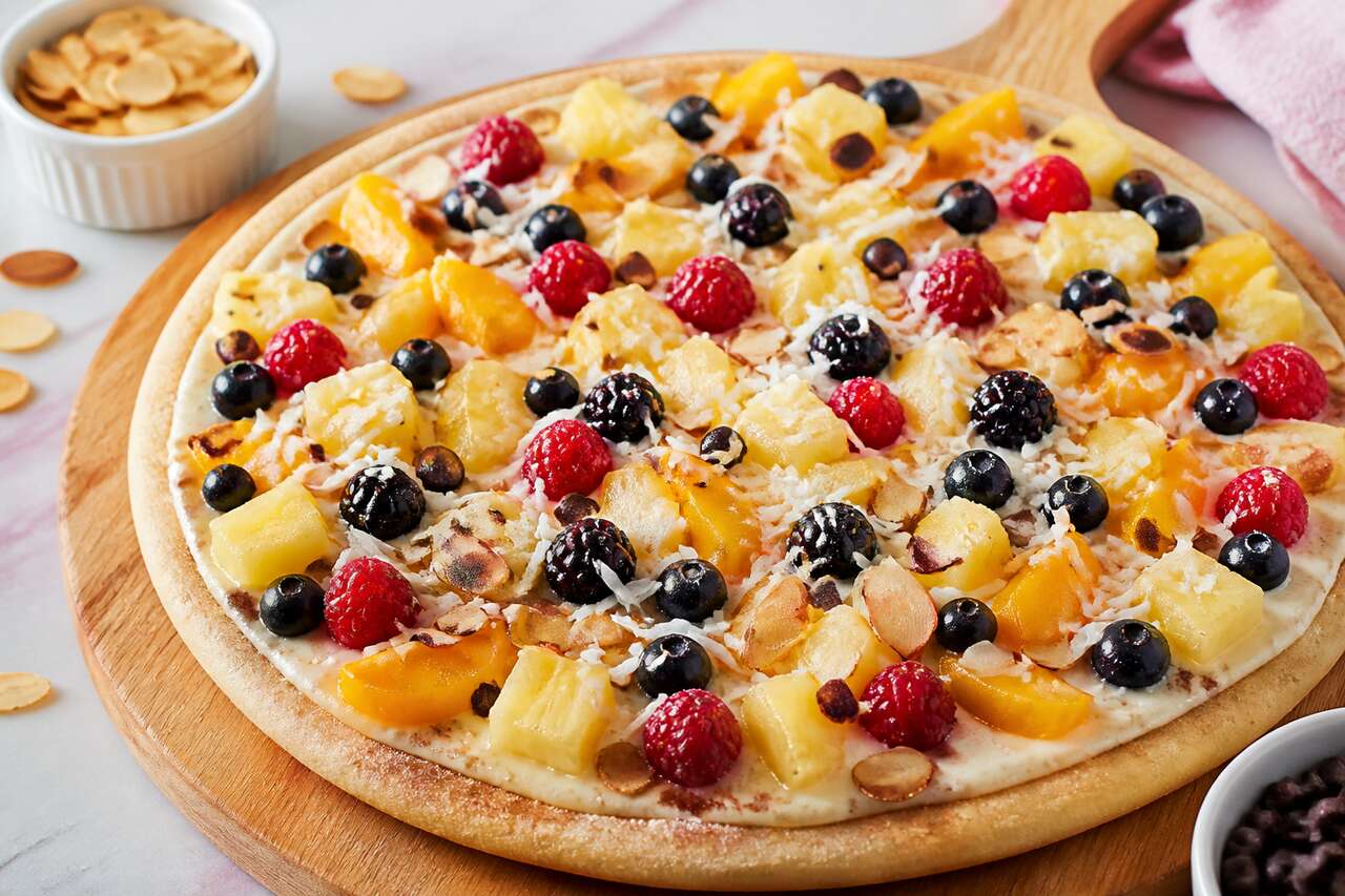 Recette de pizza aux fruits : une touche sucrée originale pour vos desserts
