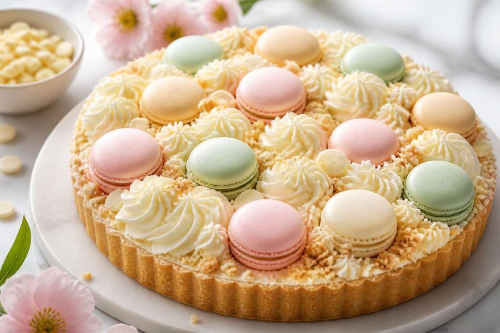Recette de tarte aux macarons : un délice gourmand
