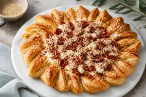 Tarte du soleil au thon par Philippe Conticini : recette savoureuse