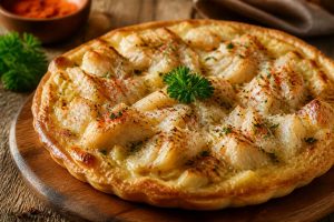 Tarte à la morue effeuillée : recette savoureuse