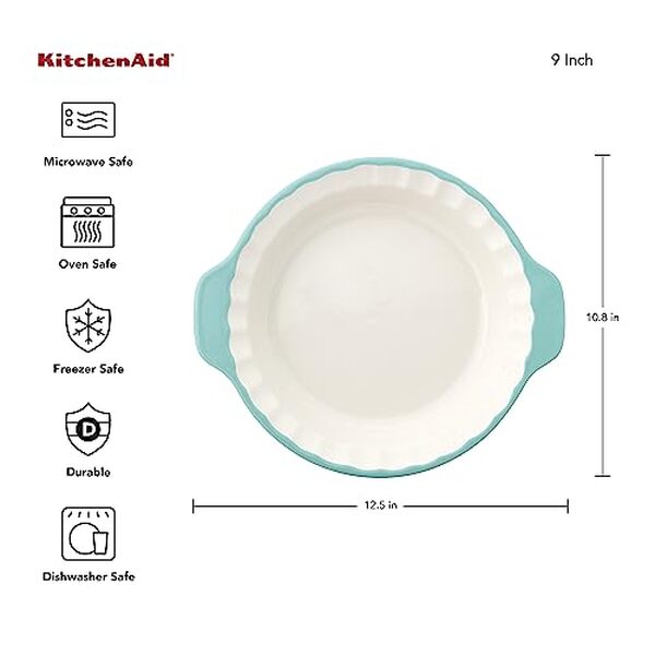 Découvrez notre avis détaillé sur l'assiette à tarte KitchenAid 22, 9 cm en grès : qualité, design et performance pour vos préparations culinaires.