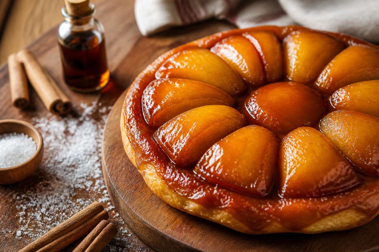 Tarte tatin aux pommes au thermomix : recette facile et délicieuse