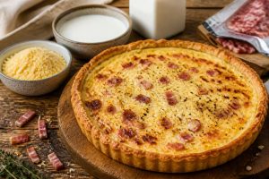 Recette authentique de la quiche lorraine