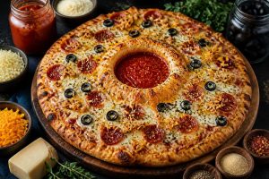 Recette de la pizza Volcano : un festin explosif et délicieux