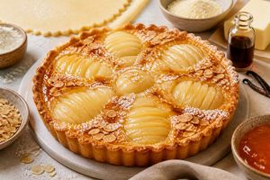 Tarte aux poires Désir : recette gourmande