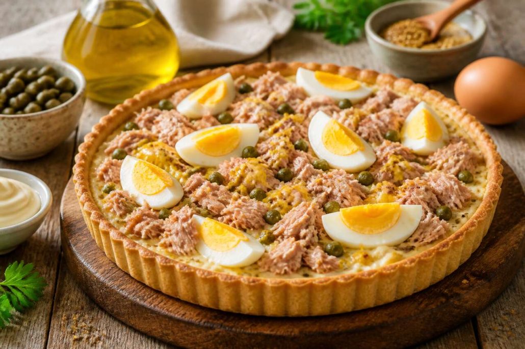 Tarte au thon et mayonnaise maison : la recette facile