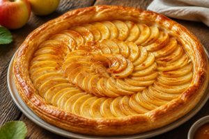 Tarte fine aux pommes facile : recette rapide et savoureuse