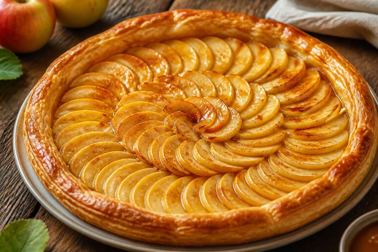 Tarte fine aux pommes facile : recette rapide et savoureuse
