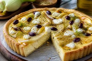 Recette de tarte fenouil et olive : un délice savoureux