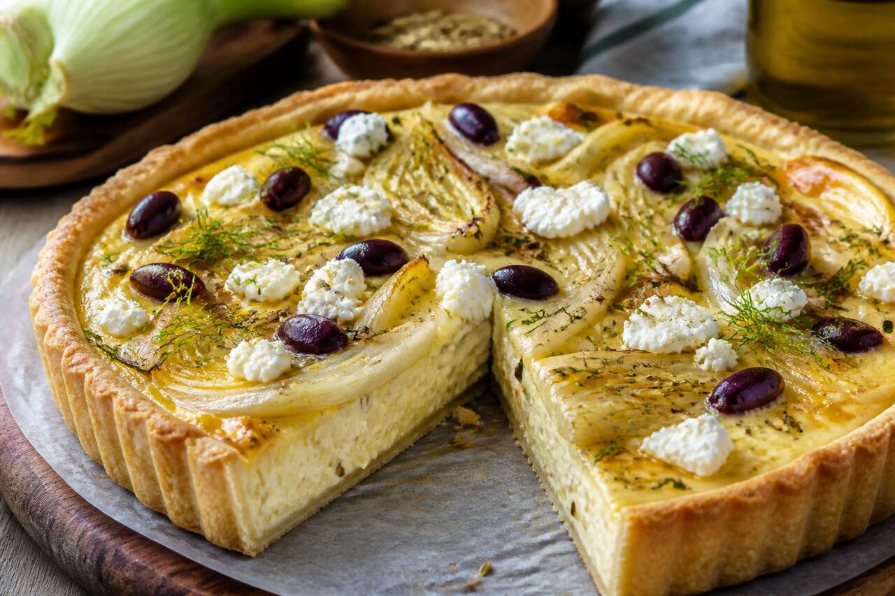 Recette de tarte fenouil et olive : un délice savoureux