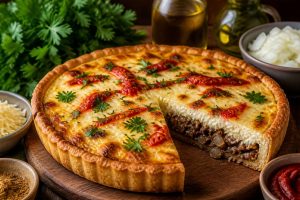 Tarte à la tunisienne : recette facile et savoureuse