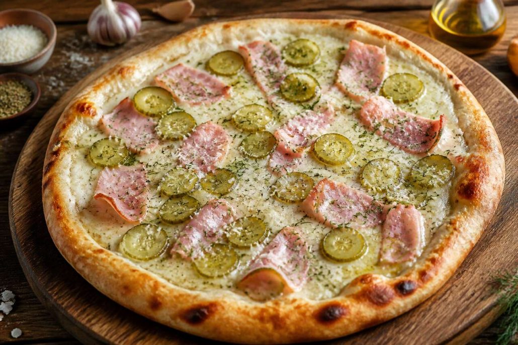 Pizza aux cornichons : recette originale et savoureuse
