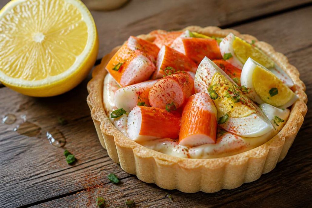 Tartelette au surimi et mayonnaise : recette facile et savoureuse