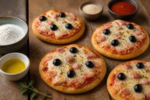 Mini pizzas : recette facile et délicieuse