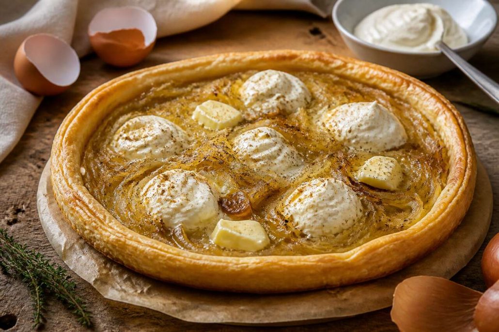 Recette facile : tarte à l'oignon maison