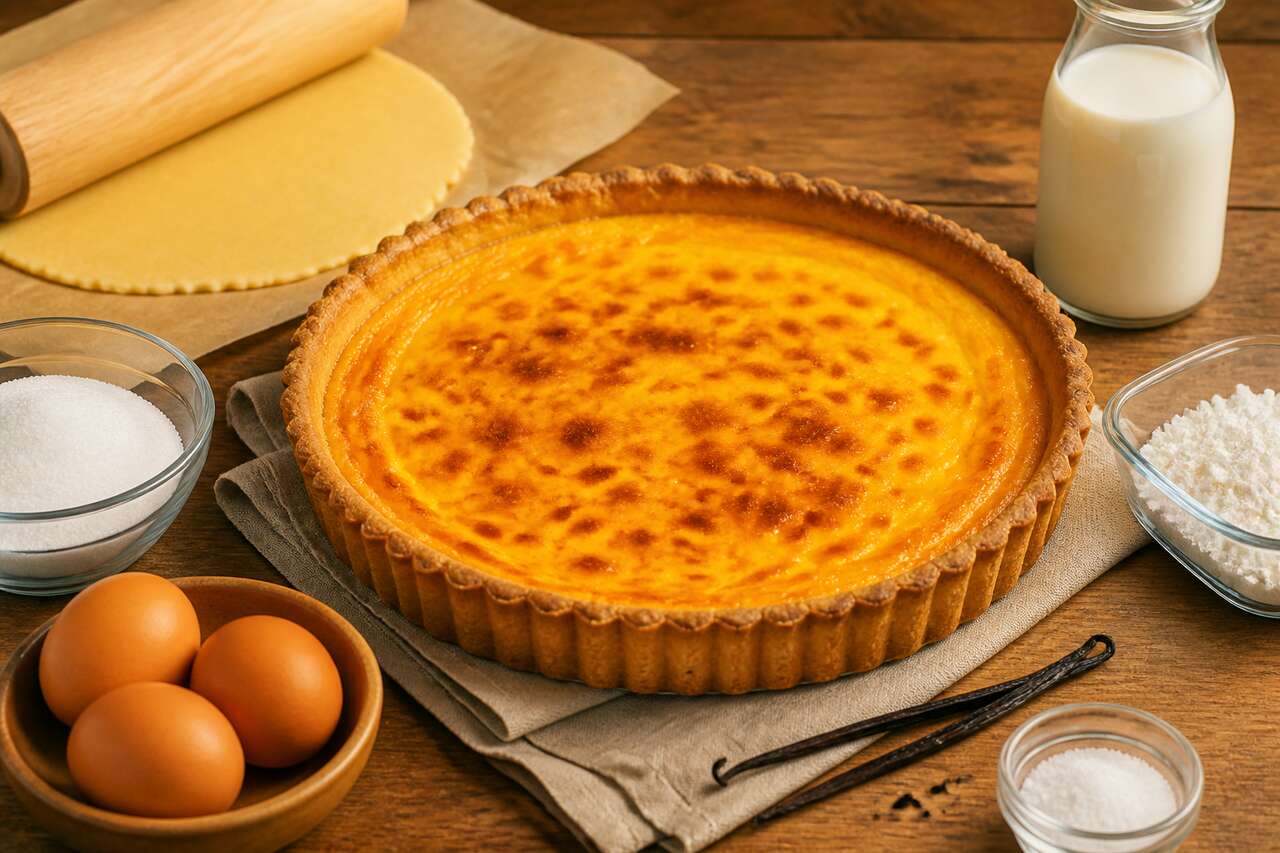 Recette irrésistible de tarte au flan maison