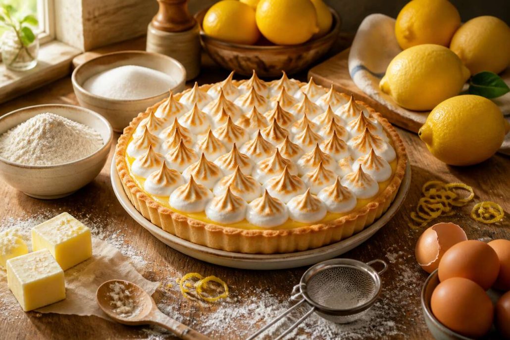 Recette de tarte au citron meringuée : un délice acidulé et sucré