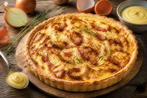 Recette de tarte à la moutarde de Dijon