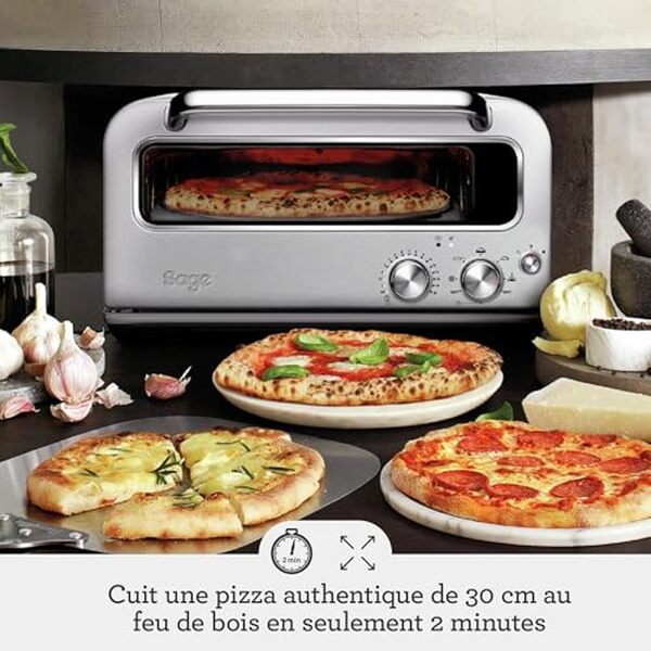 Découvrez notre test complet du four à pizza Sage Smart Oven pizzaiolo en inox brossé : performances, fonctionnalités et verdict pour choisir le meilleur four à pizza.