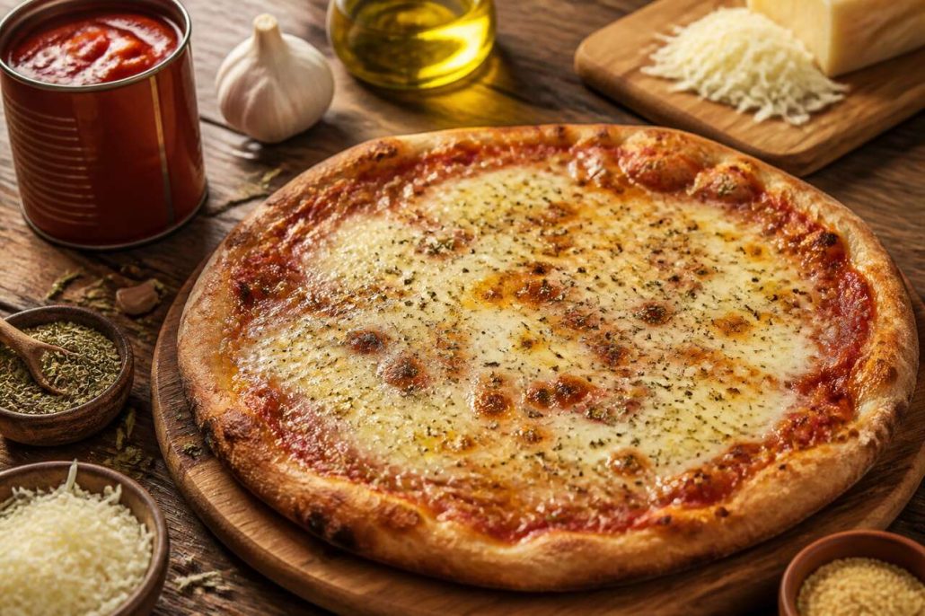 Pizza rapide à la sauce tomate : recette facile et savoureuse
