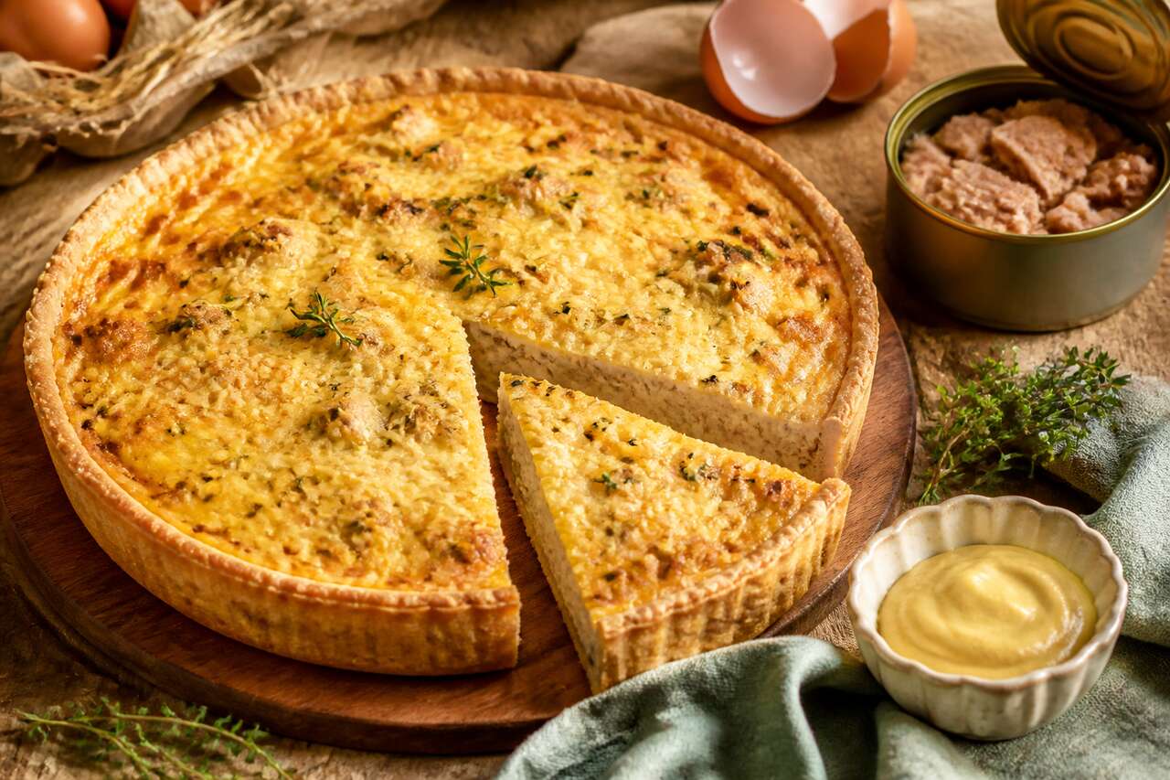 Tarte au thon facile : recette rapide et savoureuse