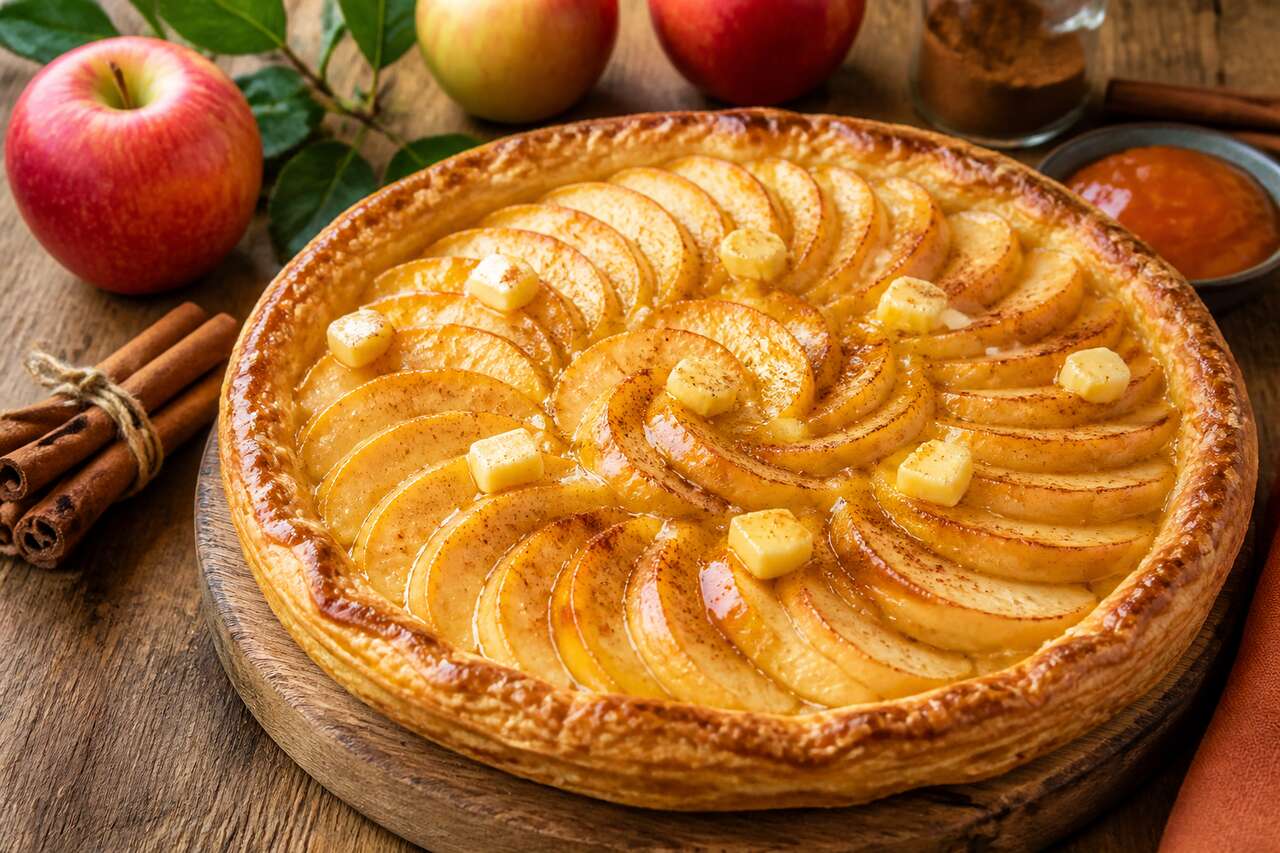 Tarte aux pommes express : recette rapide et savoureuse