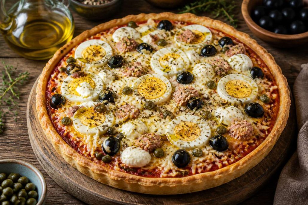 Tarte au thon provençale maison : recette facile et savoureuse