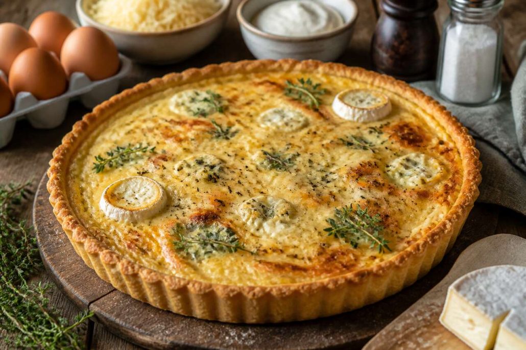 Tarte aux 4 fromages : recette gourmande et facile