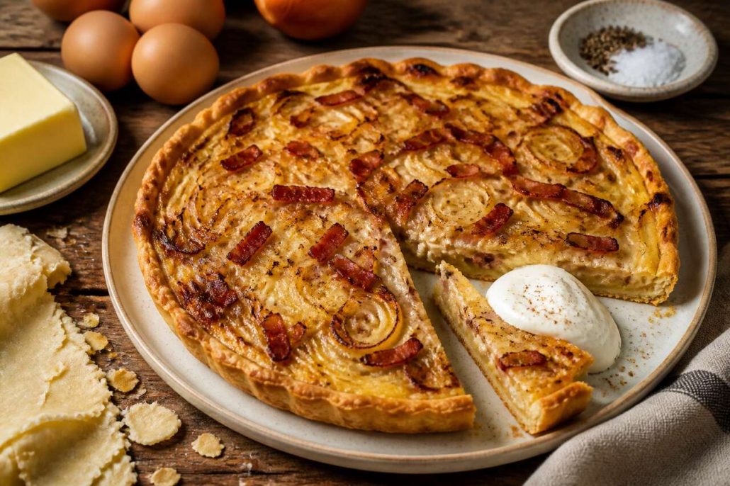 Tarte aux oignons : la recette simple et délicieuse