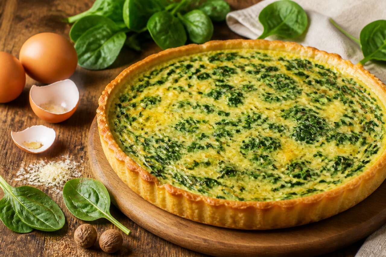 Recette de tarte aux épinards facile