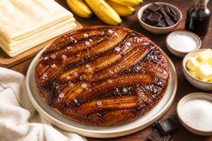 Tarte Tatin Banane Chocolat : recette gourmande