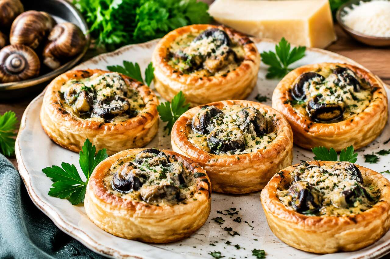 Recette de tartelettes aux escargots
