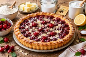 Recette de tarte aux cerises aigres : un délice acidulé