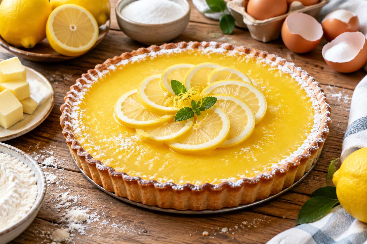 Recette facile de tarte au citron : délice citronné assuré !