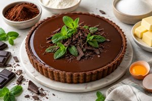 Recette de tarte chocolat menthe : un délice à découvrir