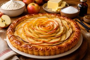 Tarte à la compote de pommes : recette authentique et facile