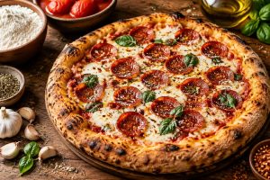 Recette authentique de pizza pepperoni maison