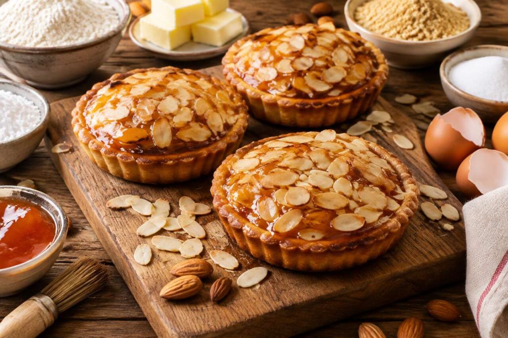 Tartelettes sablées à la frangipane et aux amandes : recette gourmande