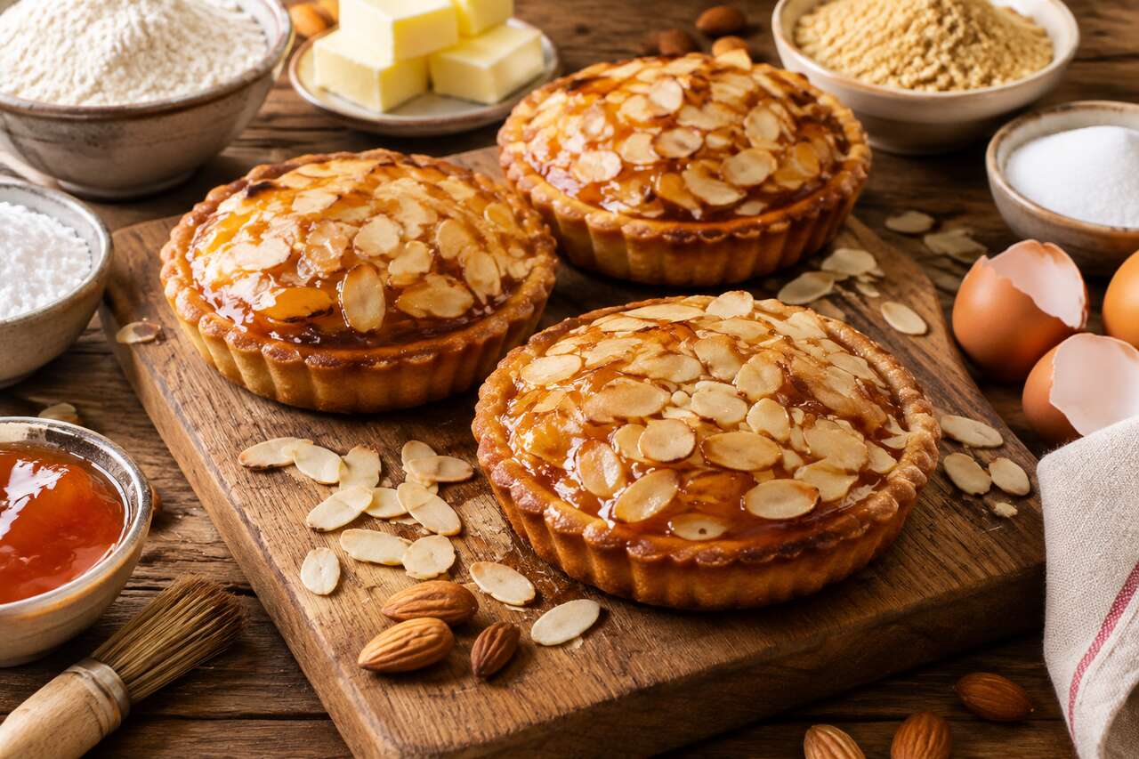 Tartelettes sablées à la frangipane et aux amandes : recette gourmande