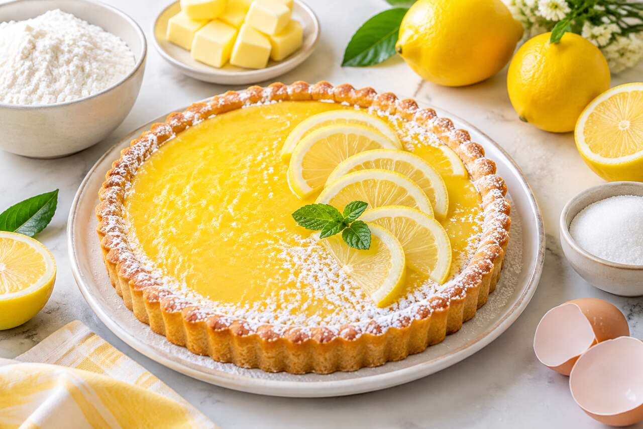Tarte au citron facile au Airfryer : recette rapide