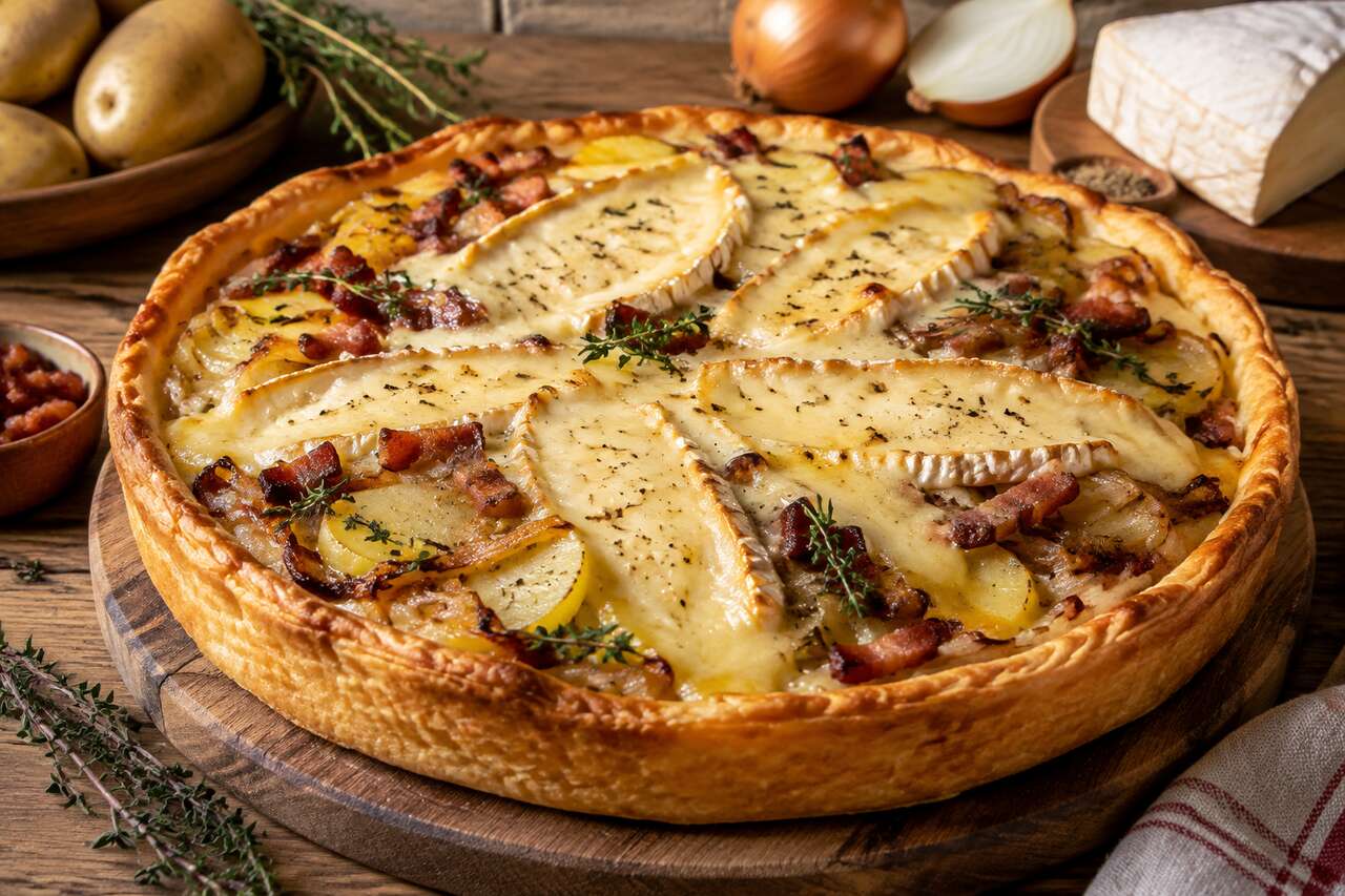 Tarte savoyarde au reblochon : recette gourmande et facile