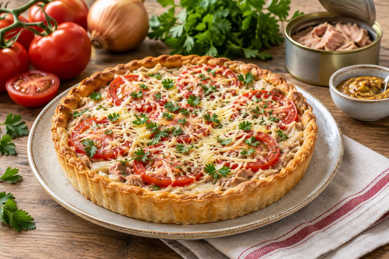 Tarte au thon de Sylvie : recette savoureuse et facile