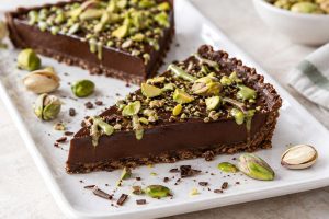 Tarte au chocolat et pistache : recette gourmande facile