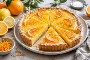 Tarte au citron et orange : recette facile et savoureuse
